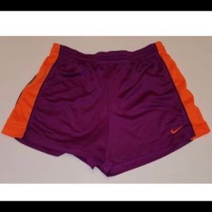🌷 Nike Purple Orange Athletic Running Shorts MED